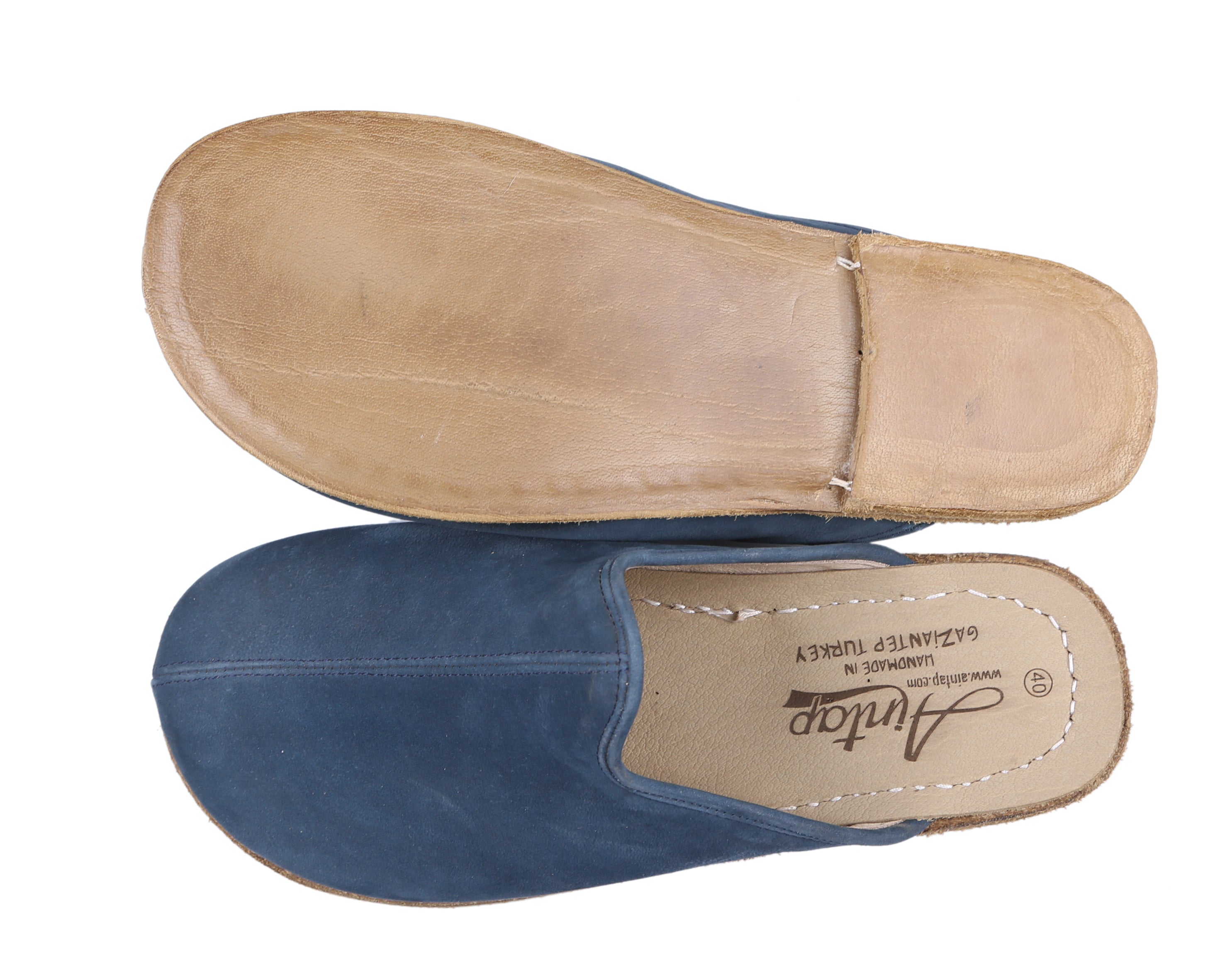 Jeans Sandal Wide Barefoot Nubuck Leather Handmade Sandal