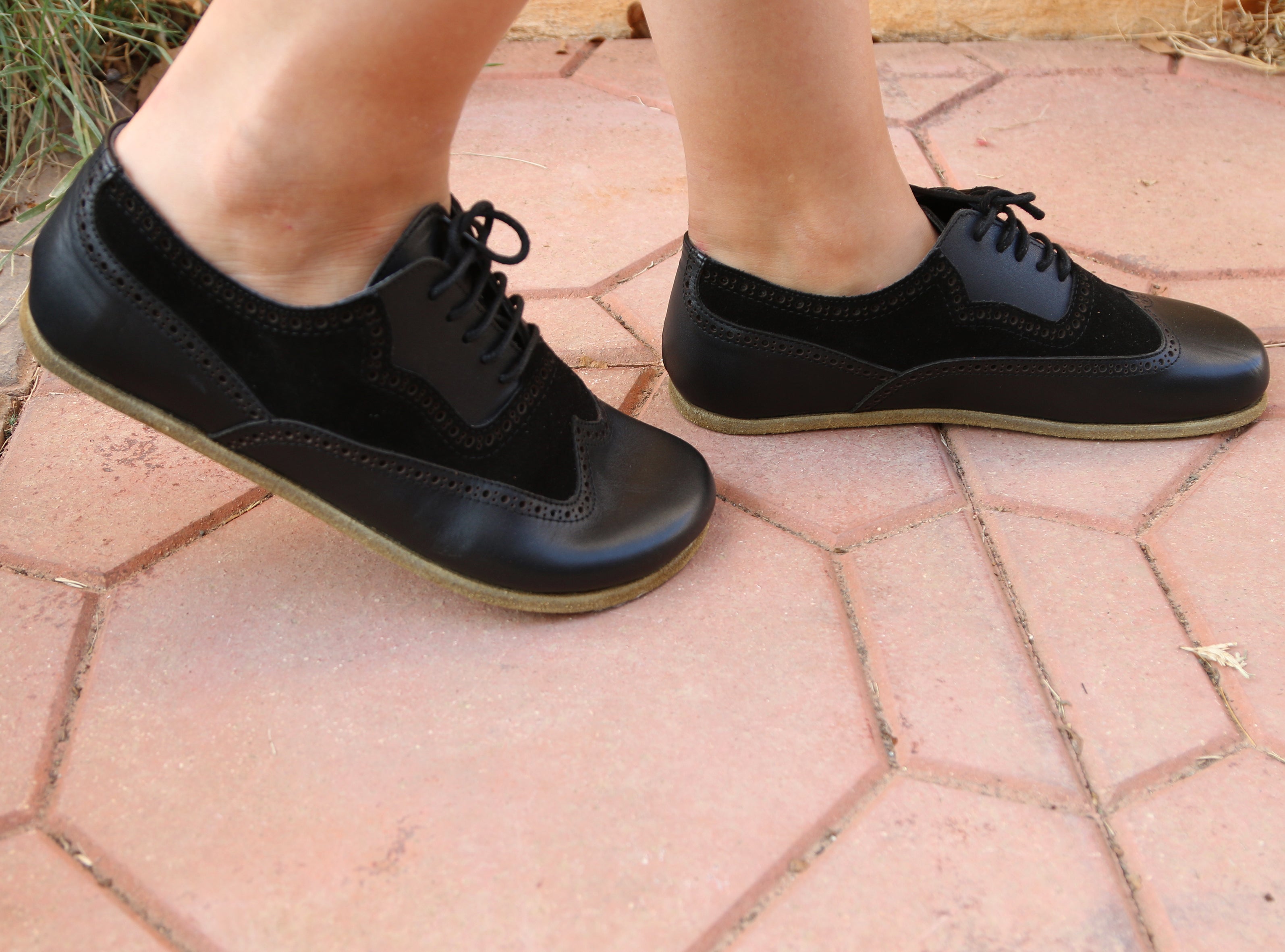 Black Moccasins Wide Barefoot Leather Handmade Shoes Moccasins