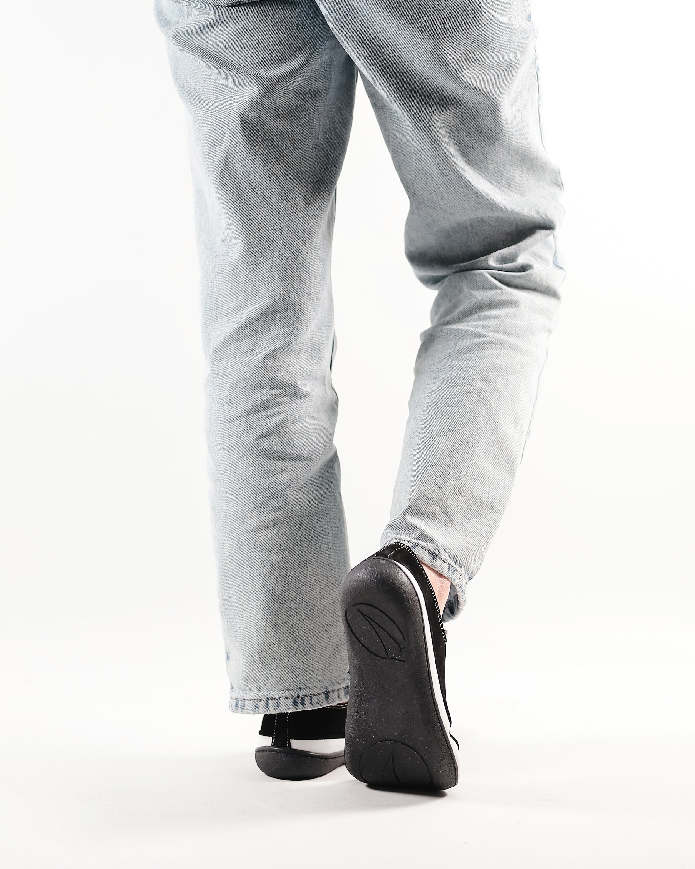 Black Converse Style Wide Barefoot Shoes Smooth Leather Handmade Rubber Outsole Converse Rubber Outsole