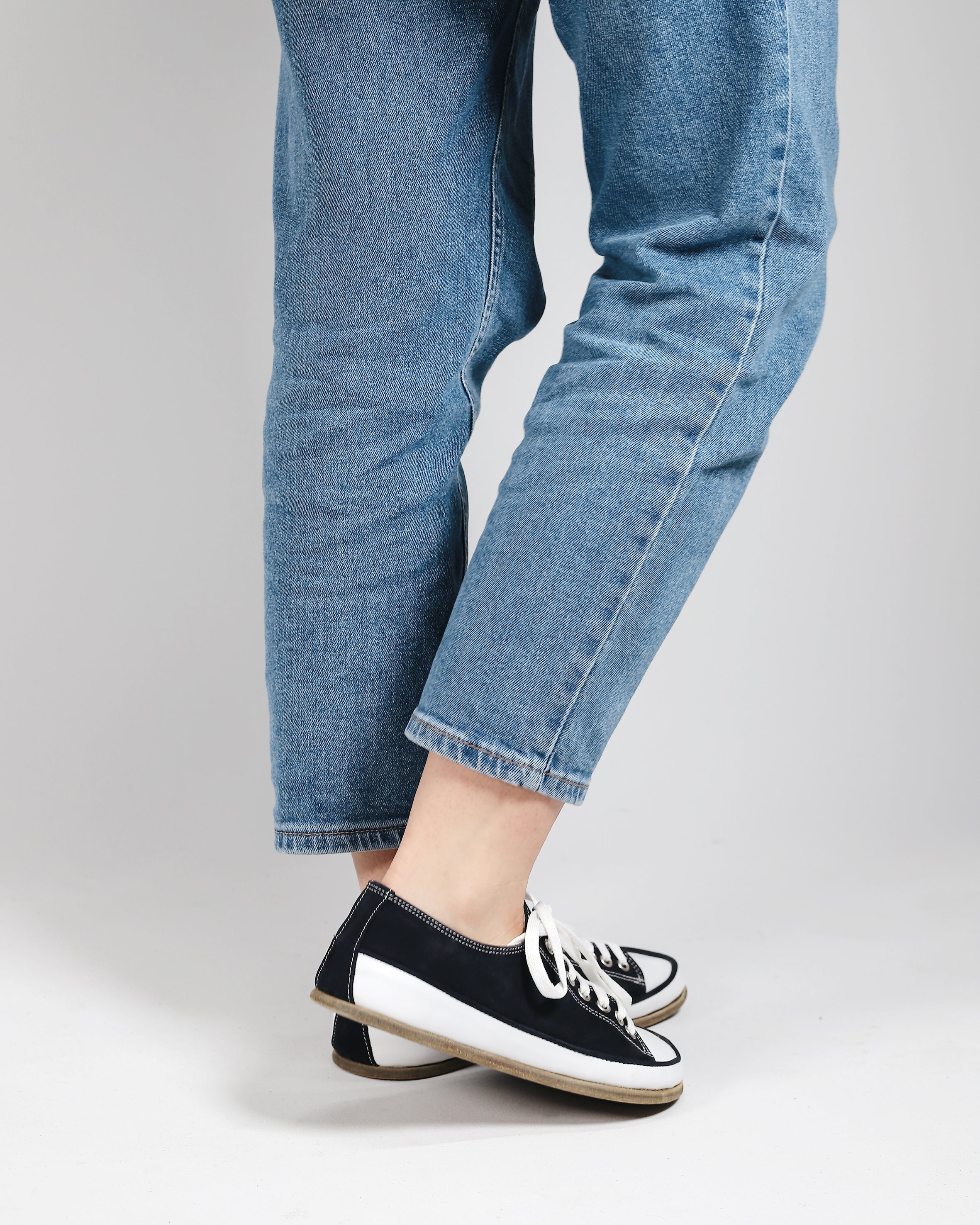 Black Converse Style Wide Barefoot Nubuck Leather Handmade Shoes Converse Leather Outsole